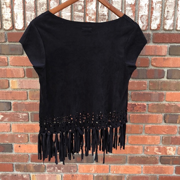 Velvety Cutout Top - Picture 2 of 3